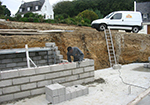 Réalisation des fondations à Neufchatel-en-Bray
